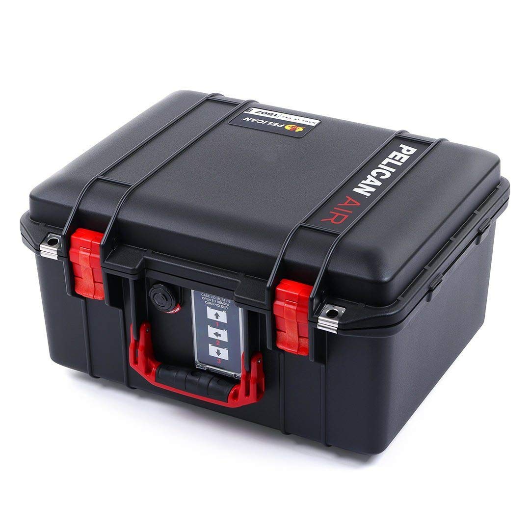 Amazon.co.jp: Pelican 1507 ブラック&レッド エアケース。フォーム